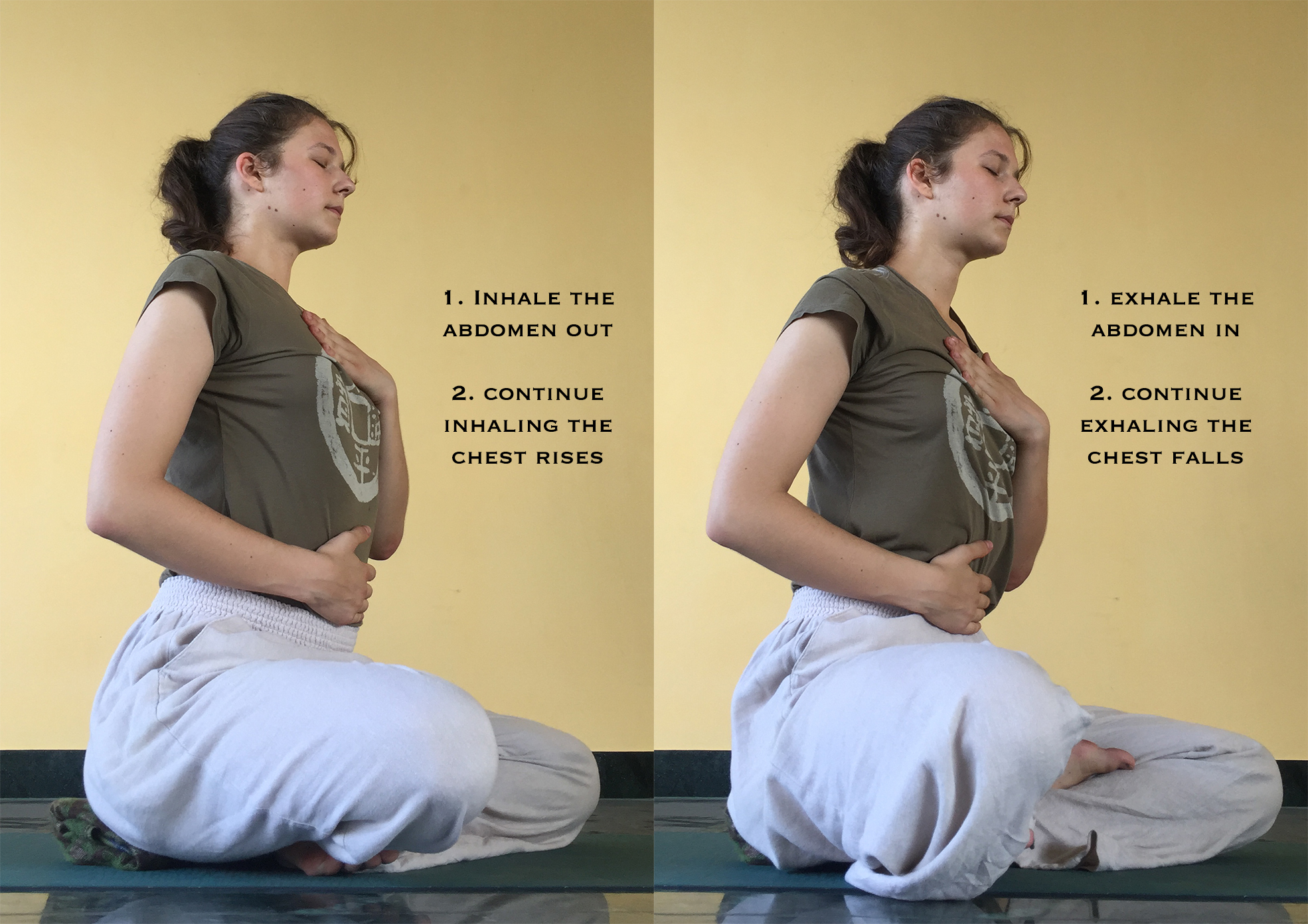 The Abdominal and Full Yogic Breath Rainbow Life Yoga